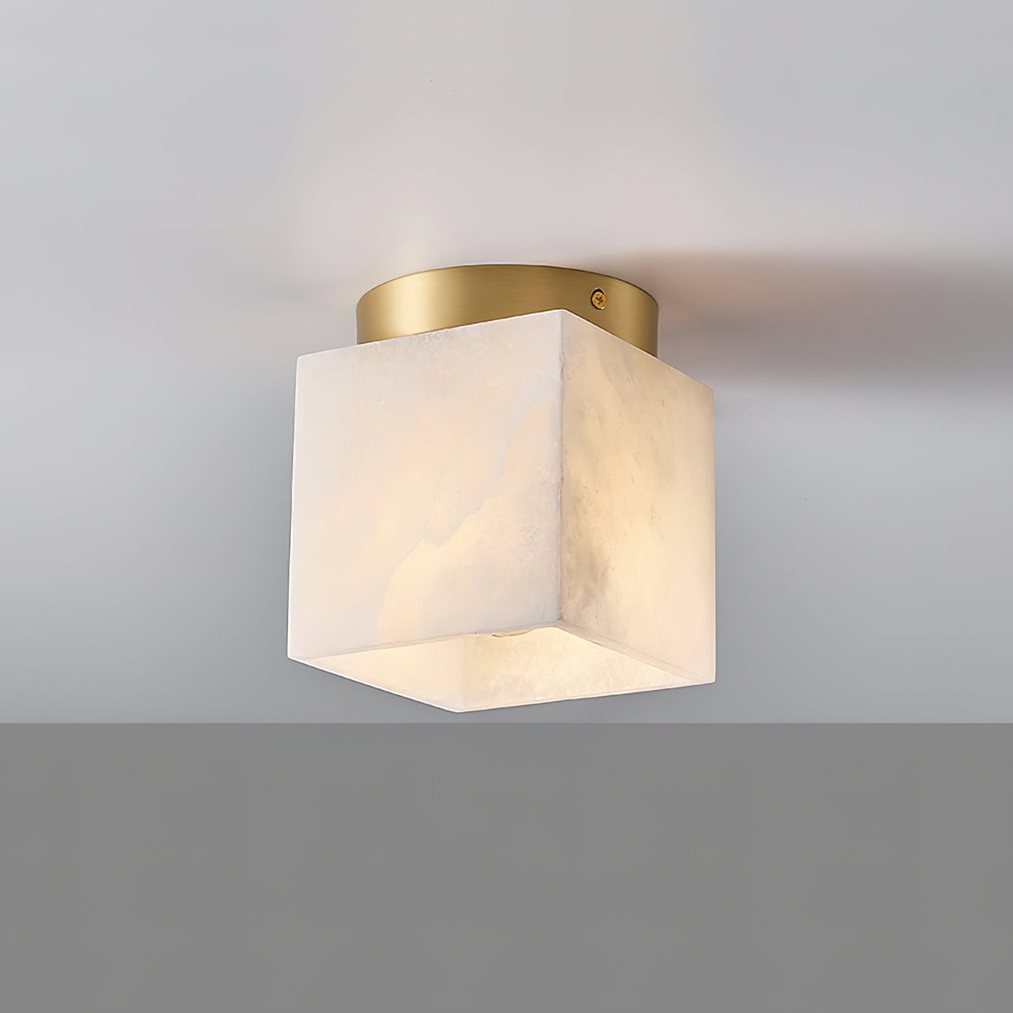 Budnick  Alabaster Ceiling Light