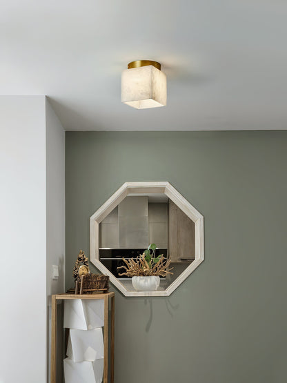 Budnick  Alabaster Ceiling Light
