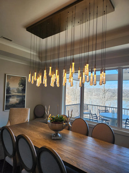 Soltaire Linear Chandelier 37" 50" 60" 70" 87" 120" | Morylighting (52)