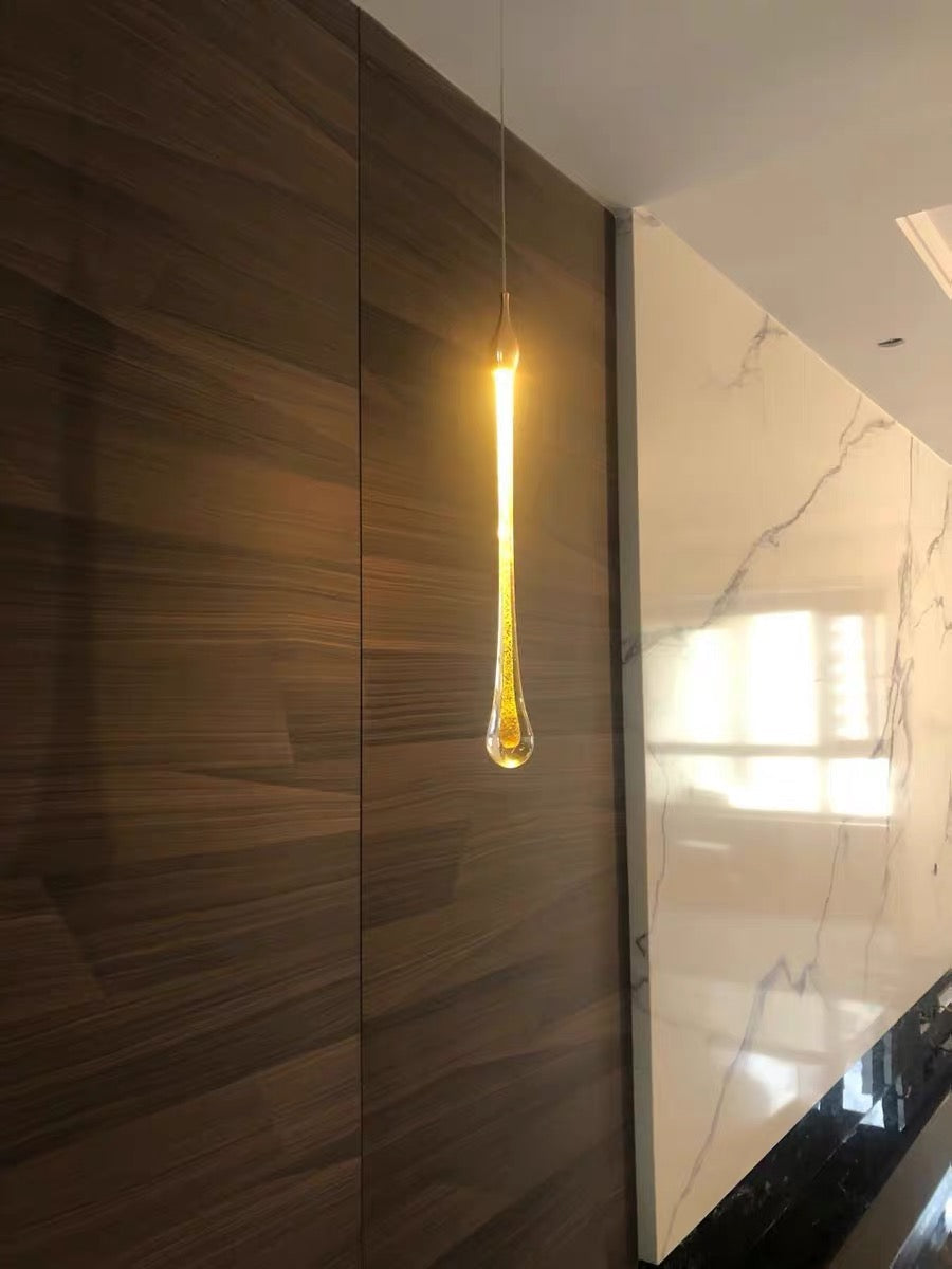 Morylighting Grand Cascade Glass Drop Chandelier - Background Shot
