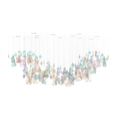 Galaxy Iris Iridescent Blossom Chandelier