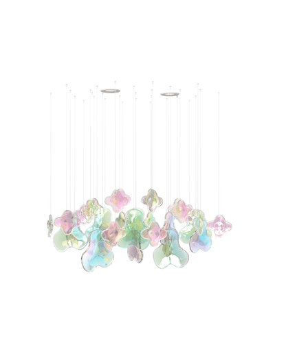 Galaxy Iris Iridescent Blossom Chandelier
