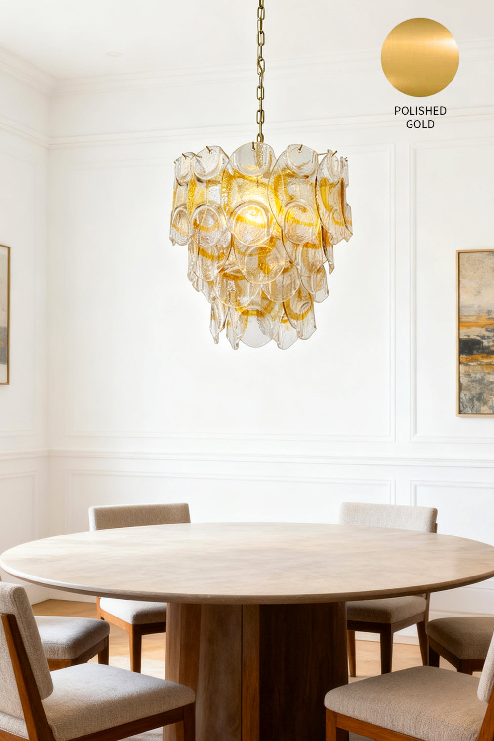 Italian Art Chandelier - view 14 | morylighting