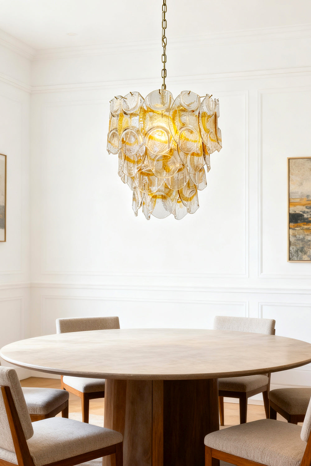 Italian Art Chandelier - view 2 | morylighting
