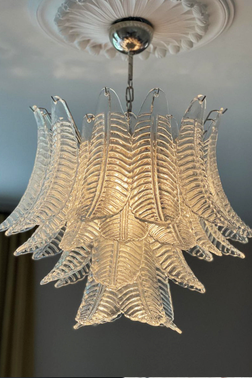 Italian Art Leaf Chandelier - view 13 | morylighting