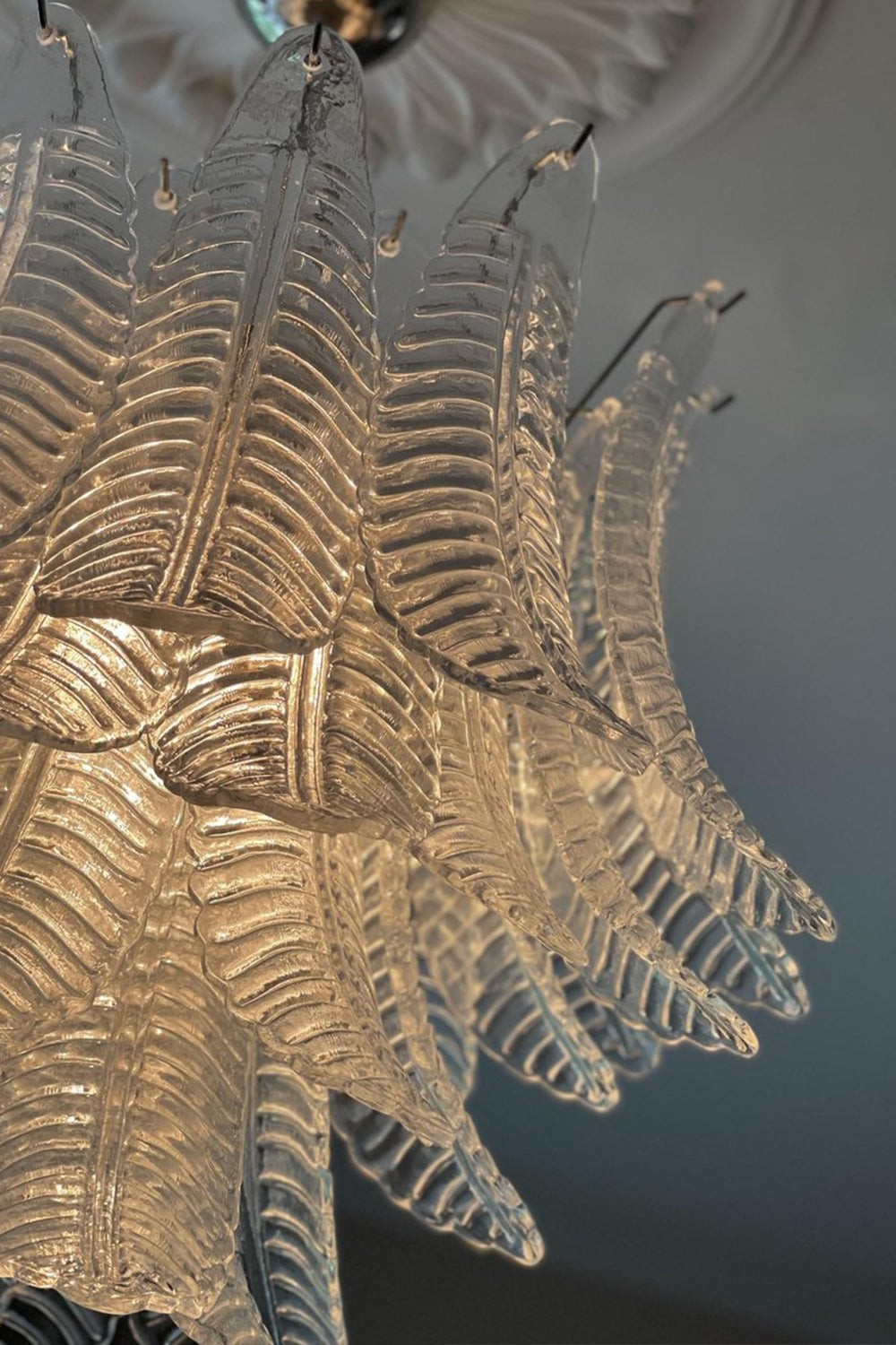 Italian Art Leaf Chandelier - view 14 | morylighting