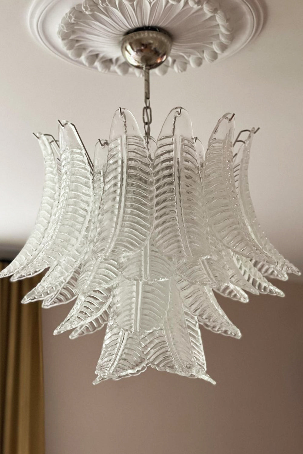 Italian Art Leaf Chandelier - view 12 | morylighting