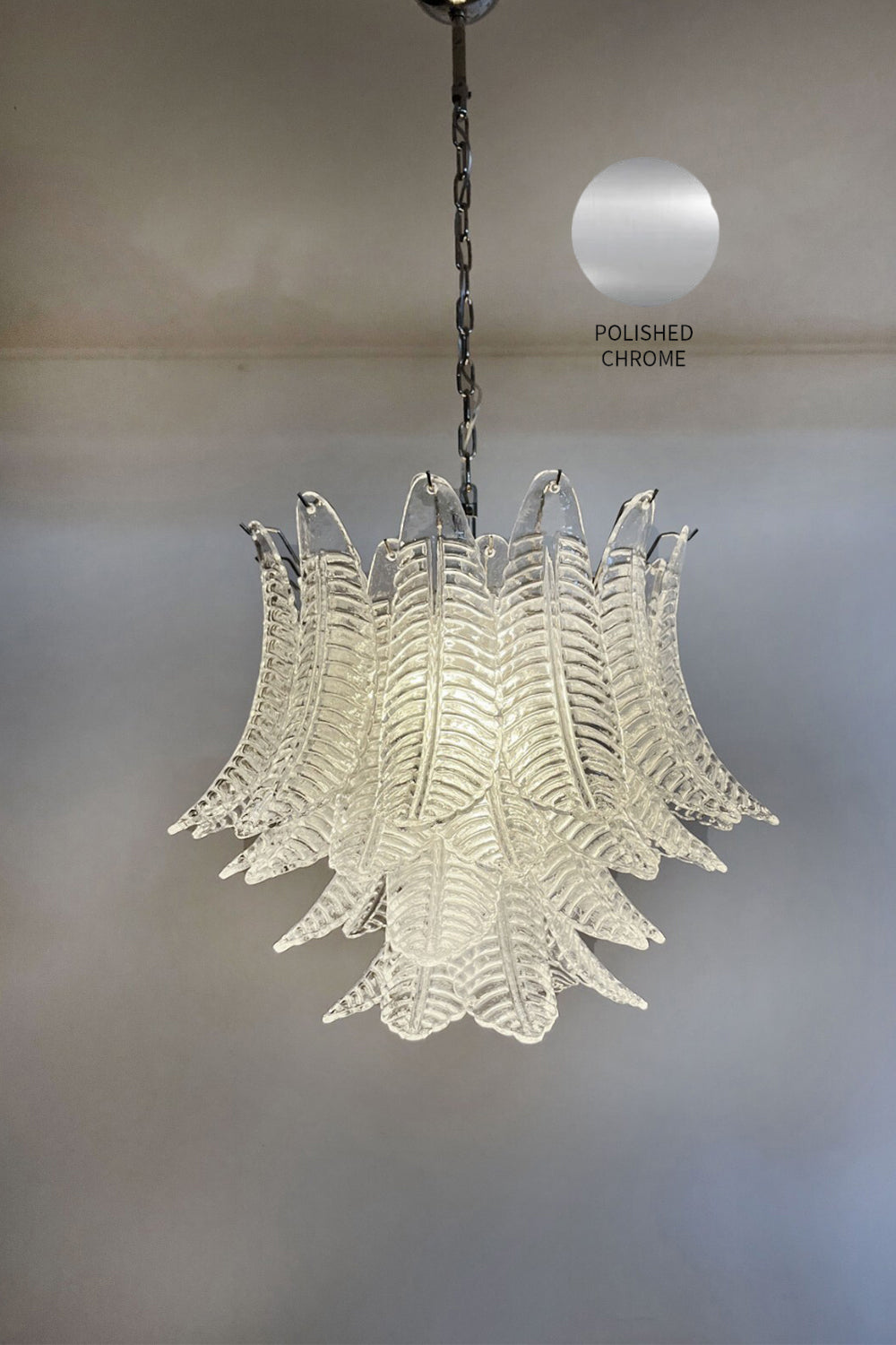 Italian Art Leaf Chandelier - view 26 | morylighting