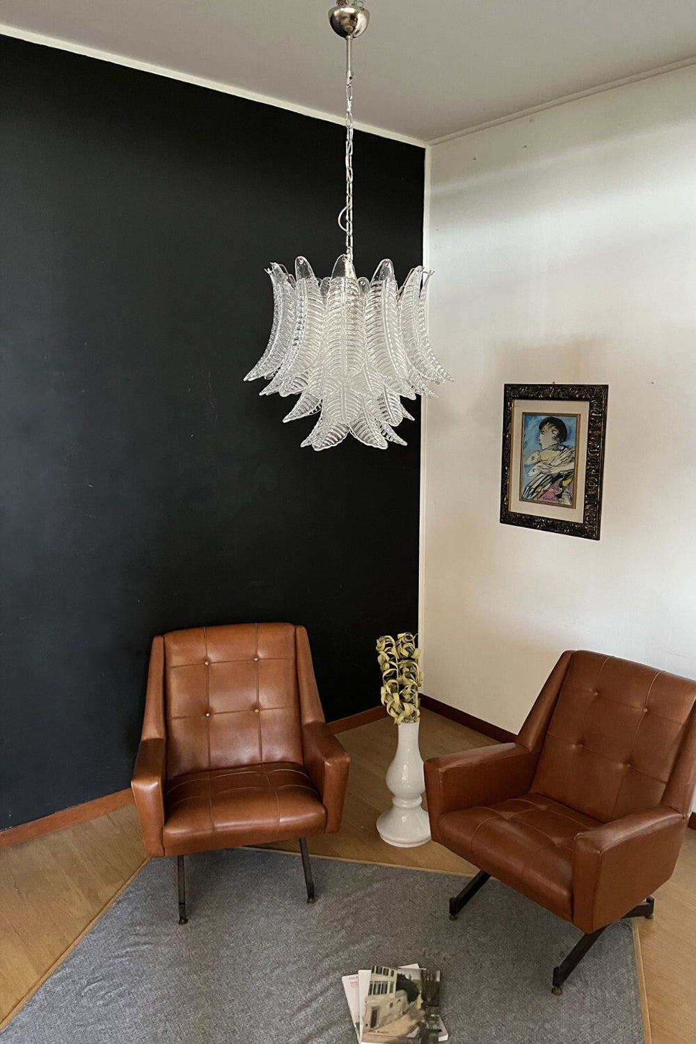 Italian Art Leaf Chandelier - view 16 | morylighting