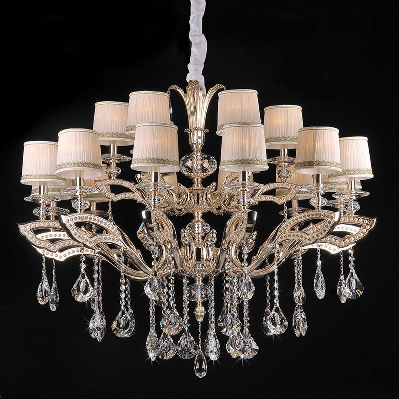 Maria Crystal Classic Chandelier 44" 18 Lights - morylighting