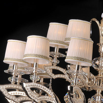 Maria Crystal Classic Chandelier 44" 18 Lights - morylighting