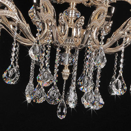 Maria Crystal Classic Chandelier 44" 18 Lights - morylighting