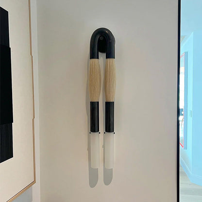 Double Head Antonia Horsehair Sconce