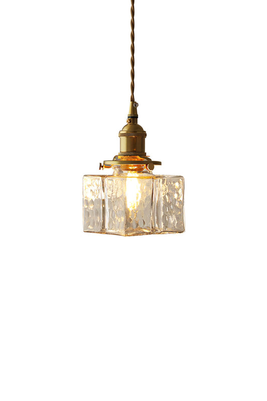 Jewel Square Glass Pendant Lamp | morylighting