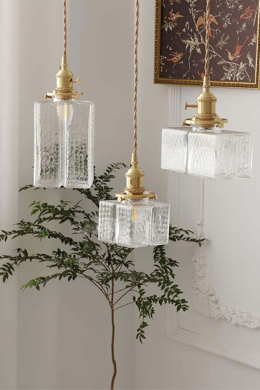 Jewel Square Glass Pendant Lamp - view 20 | morylighting