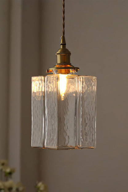 Jewel Square Glass Pendant Lamp - view 7 | morylighting