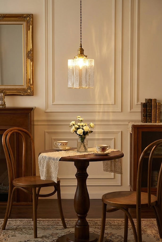 Jewel Square Glass Pendant Lamp - view 8 | morylighting