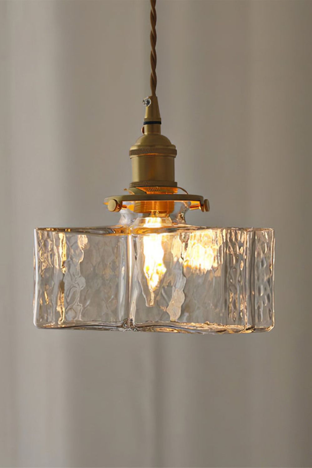 Jewel Square Glass Pendant Lamp - view 6 | morylighting