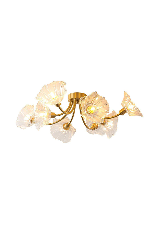 Kalin Blossom Petal Glass Ceiling Lamp | morylighting