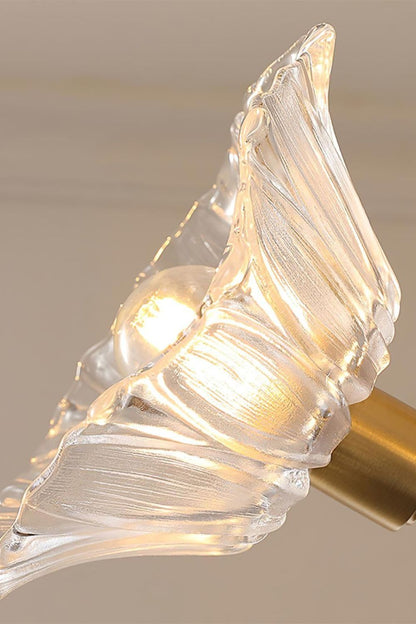 Kalin Blossom Petal Glass Chandelier - view 8 | morylighting