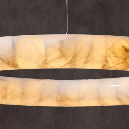 Karen Alabaster Ring Chandelier