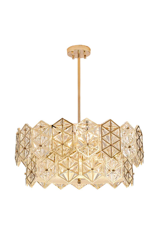 Kinkeldey Crystal Prism Chandelier - morylighting