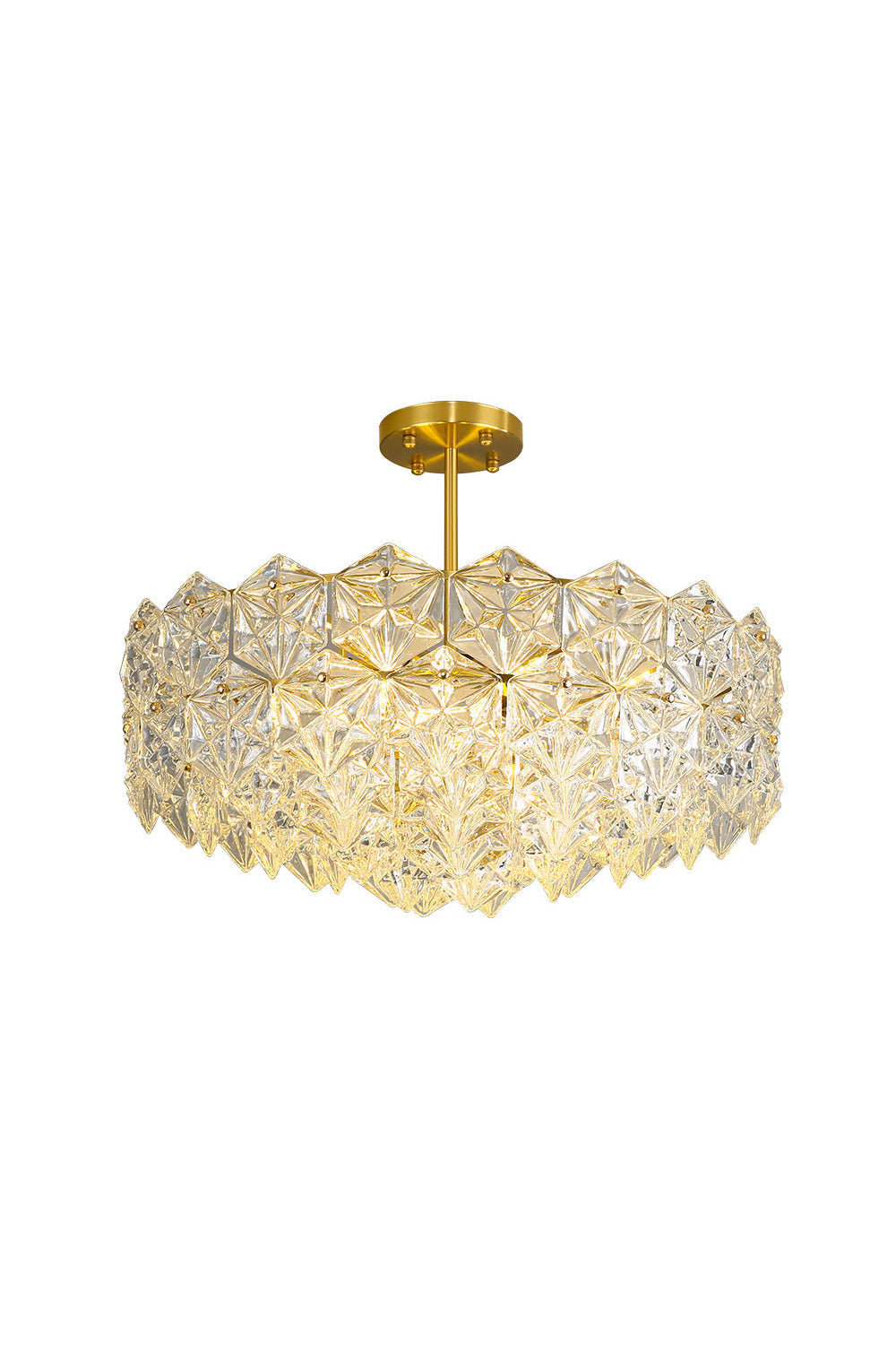 Kinkeldey Crystal Prism Chandelier - morylighting