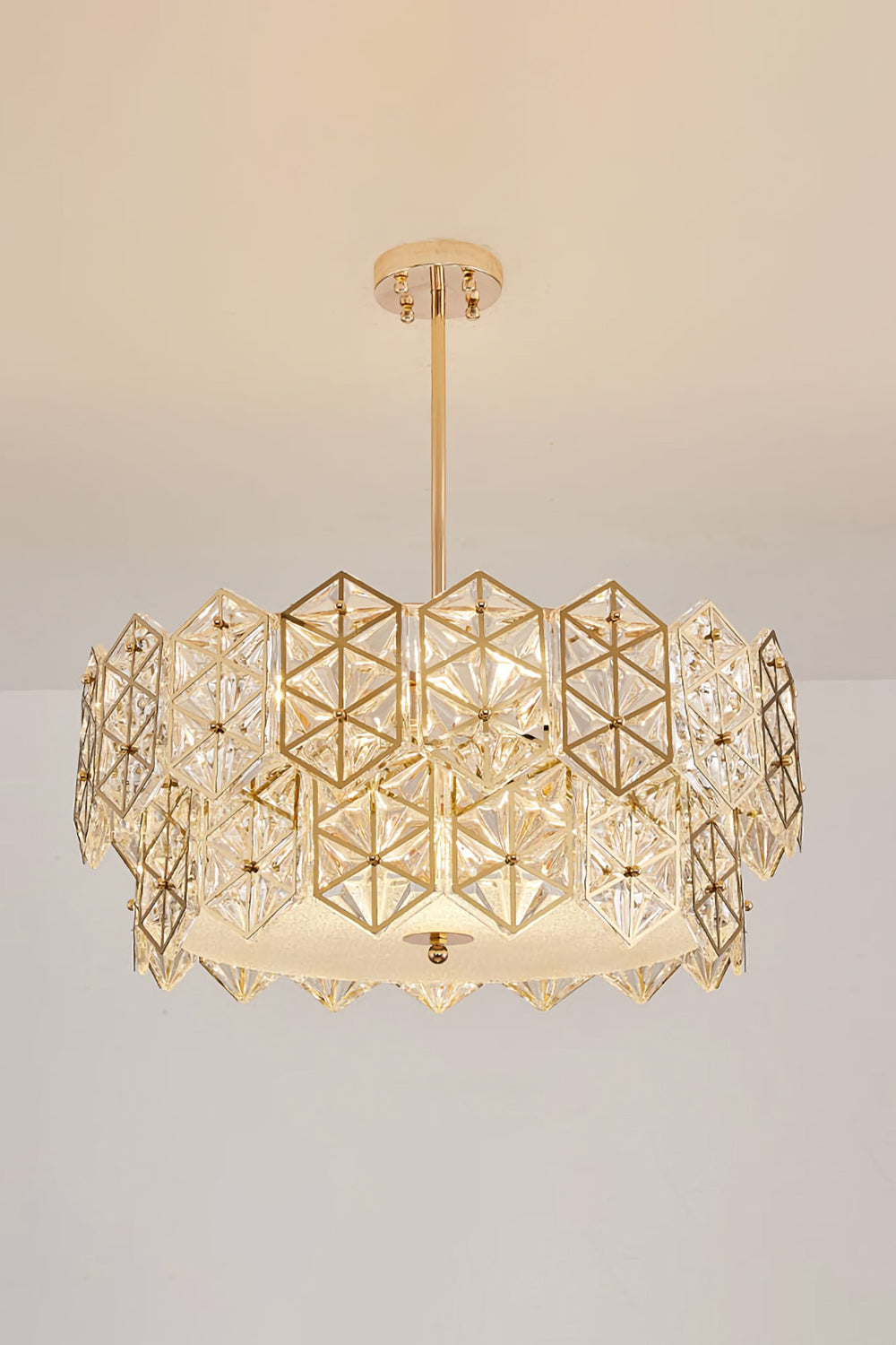 Kinkeldey Crystal Prism Chandelier - morylighting