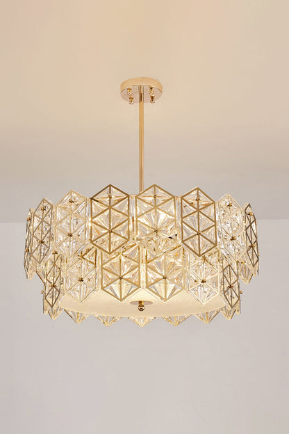 Kinkeldey Crystal Prism Chandelier - morylighting