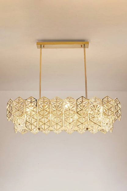 Kinkeldey Crystal Prism Chandelier - morylighting