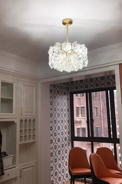 Kinkeldey Crystal Prism Chandelier - morylighting