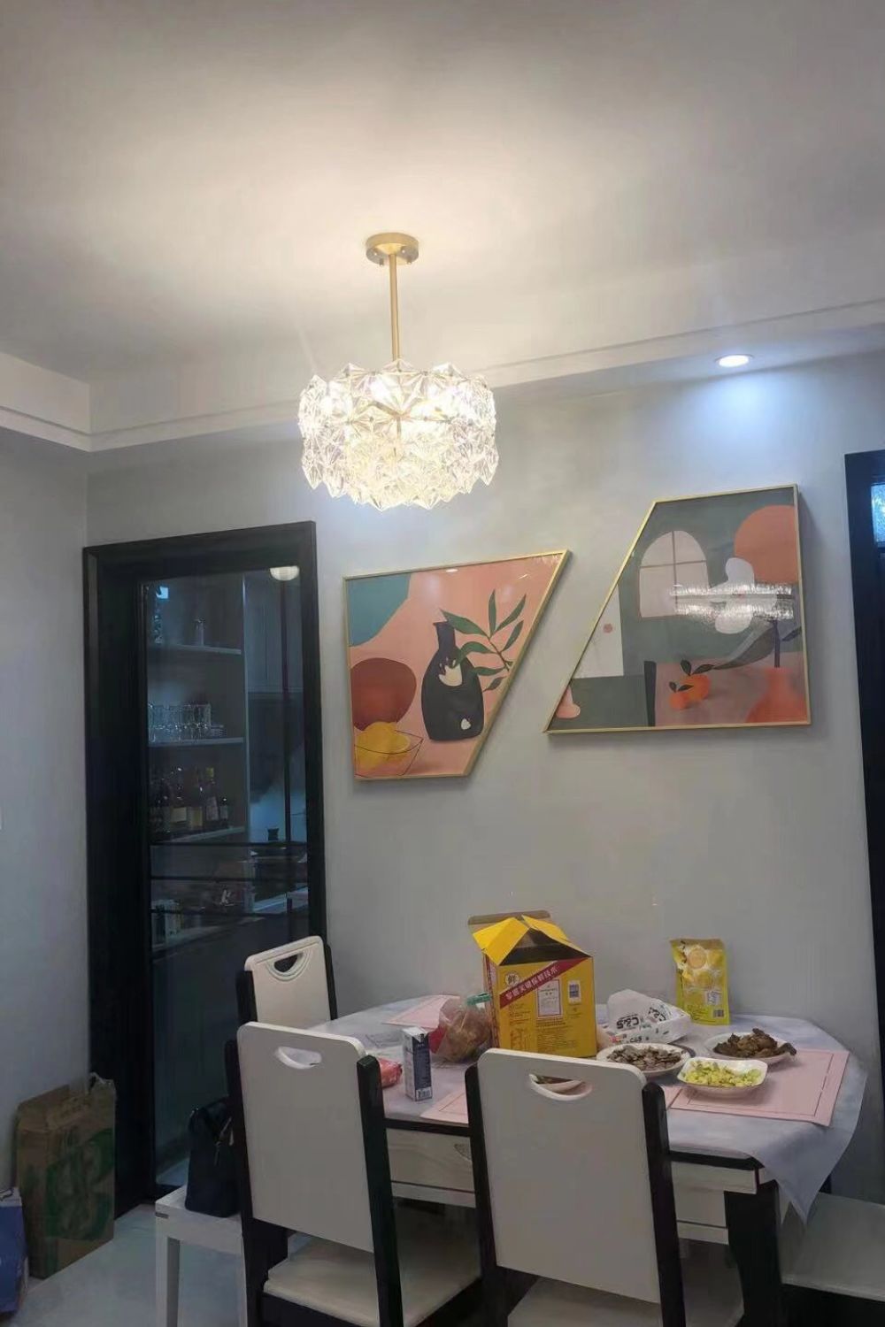 Kinkeldey Crystal Prism Chandelier - morylighting