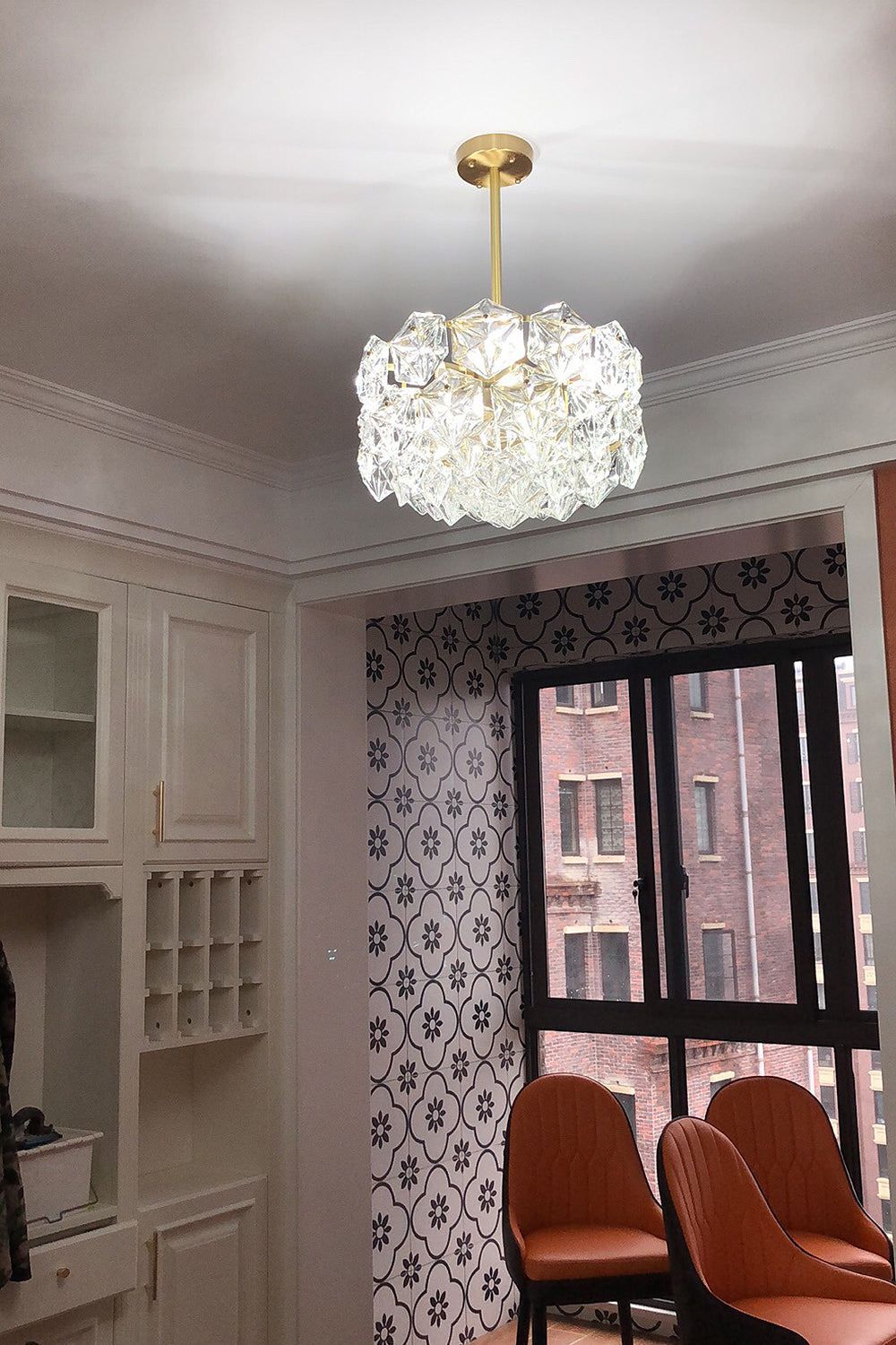 Kinkeldey Crystal Prism Chandelier - morylighting