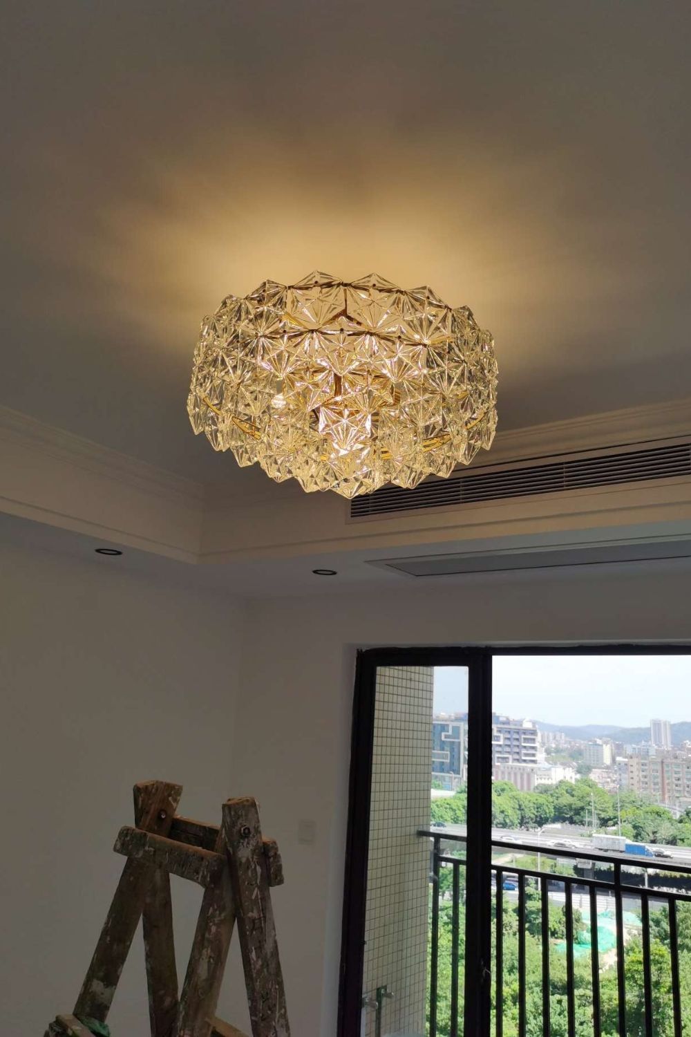 Kinkeldey Crystal Prism Chandelier - morylighting