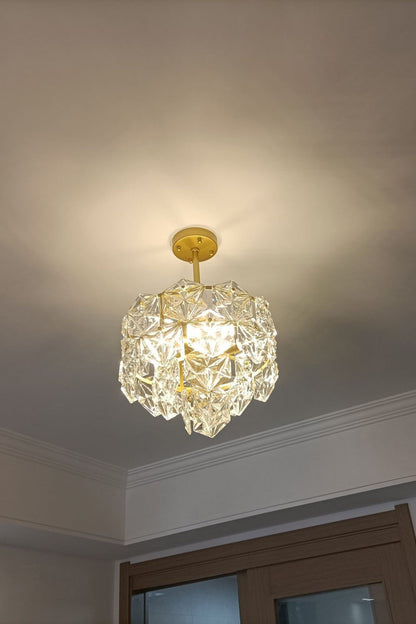 Kinkeldey Crystal Prism Chandelier - morylighting