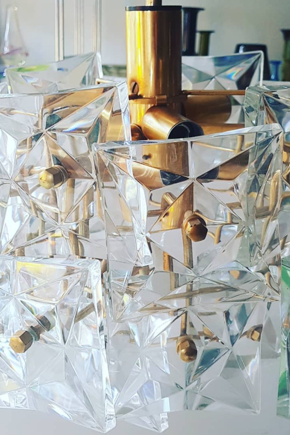 Kinkeldey Crystal Prism Chandelier - morylighting