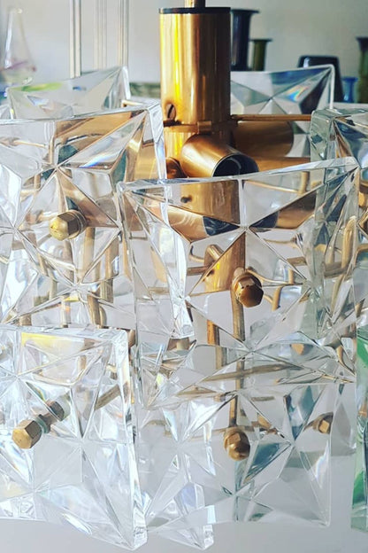 Kinkeldey Crystal Prism Chandelier - morylighting