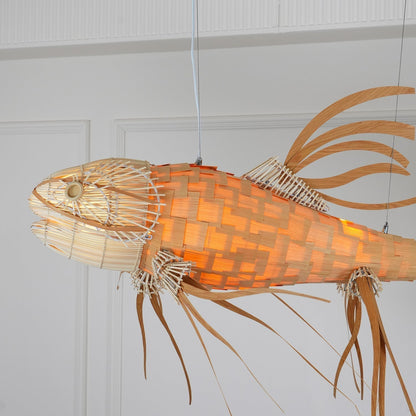 Koi Crystal Spiral Chandelier