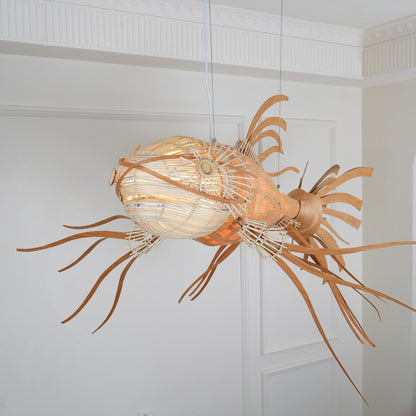 Koi Crystal Spiral Chandelier