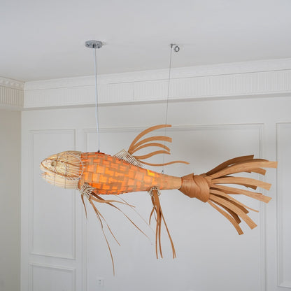 Koi Crystal Spiral Chandelier