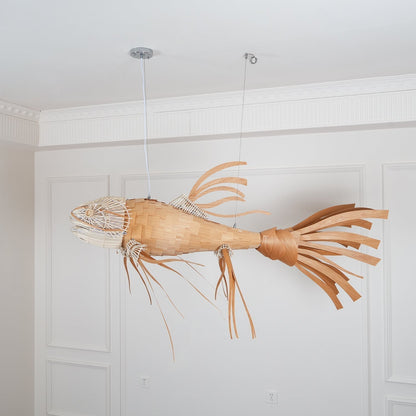 Koi Crystal Spiral Chandelier