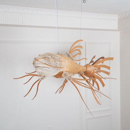 Koi Crystal Spiral Chandelier