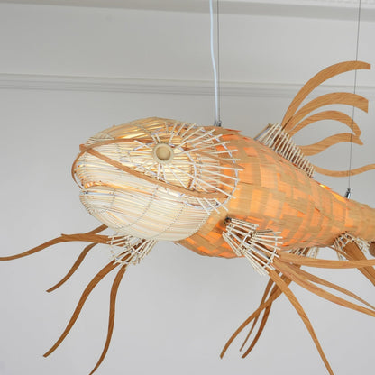 Koi Crystal Spiral Chandelier