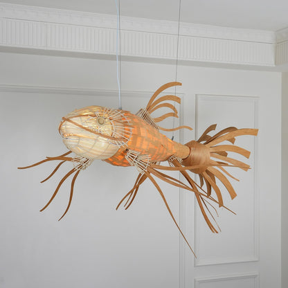 Koi Crystal Spiral Chandelier