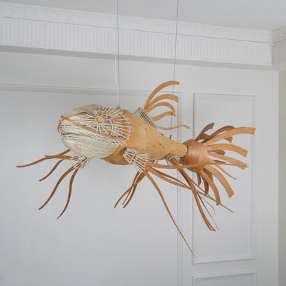 Koi Crystal Spiral Chandelier