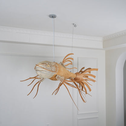 Koi Crystal Spiral Chandelier