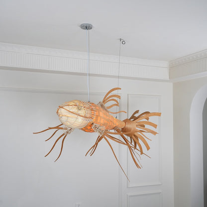 Koi Crystal Spiral Chandelier