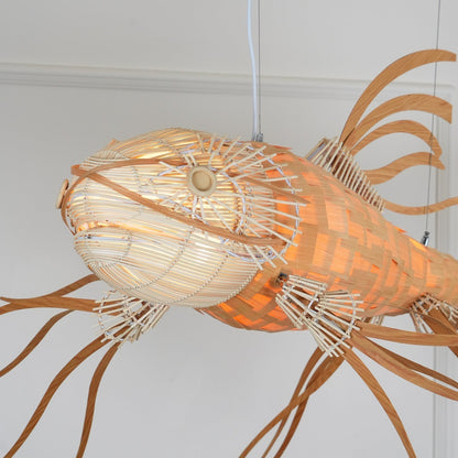 Koi Crystal Spiral Chandelier