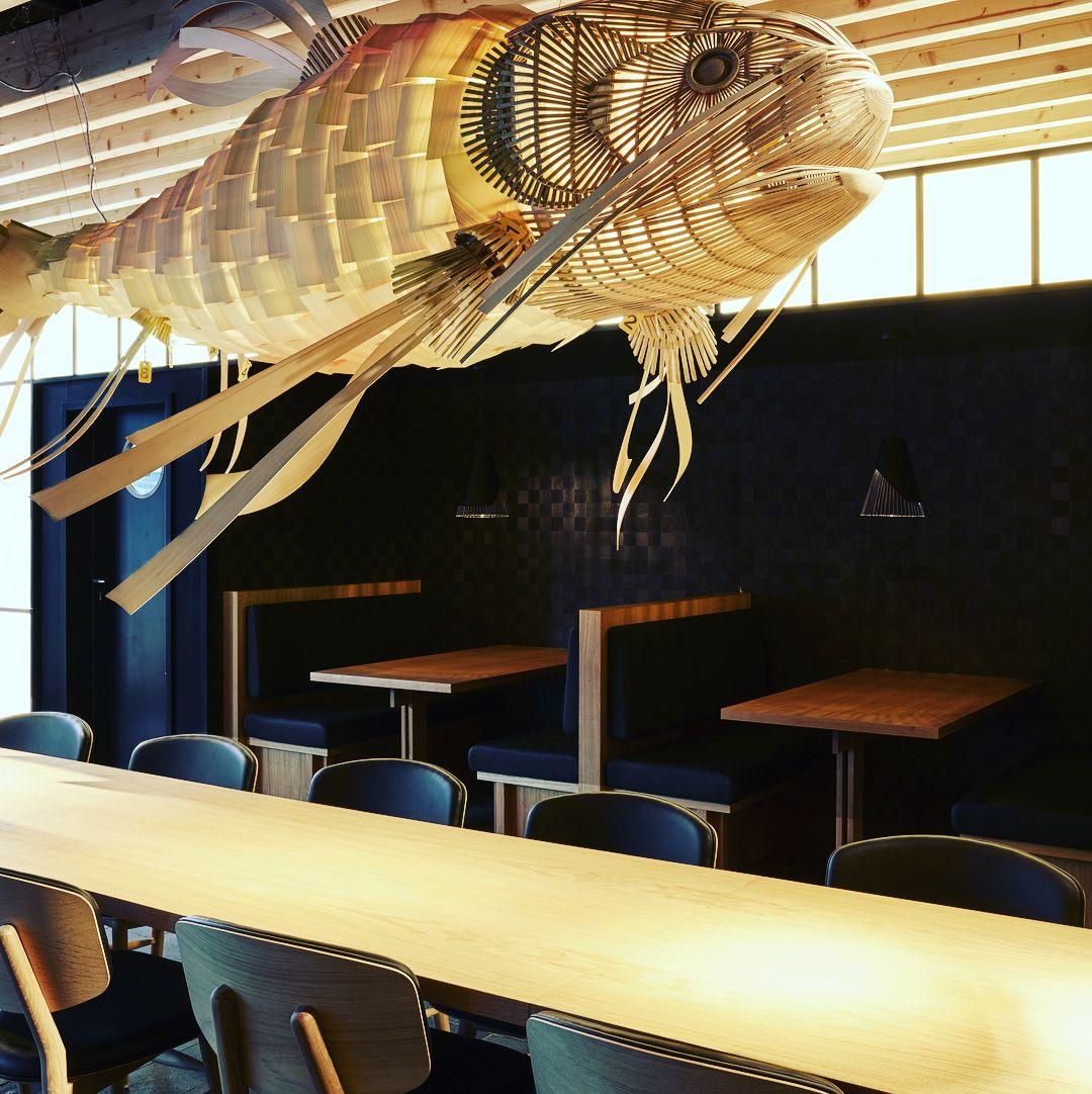 Koi Crystal Spiral Chandelier