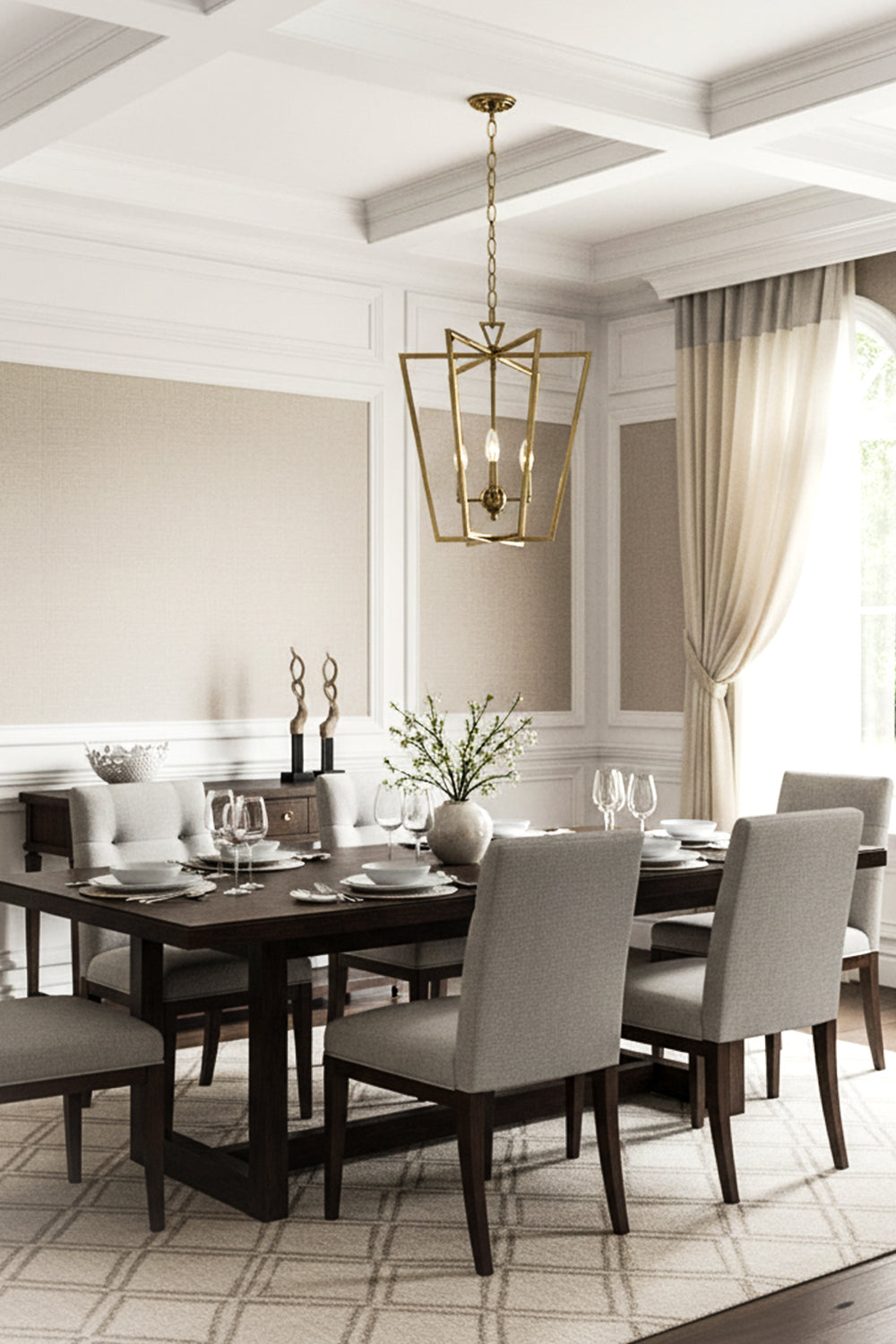 Lantern-shaped chandelier - view 5 | morylighting
